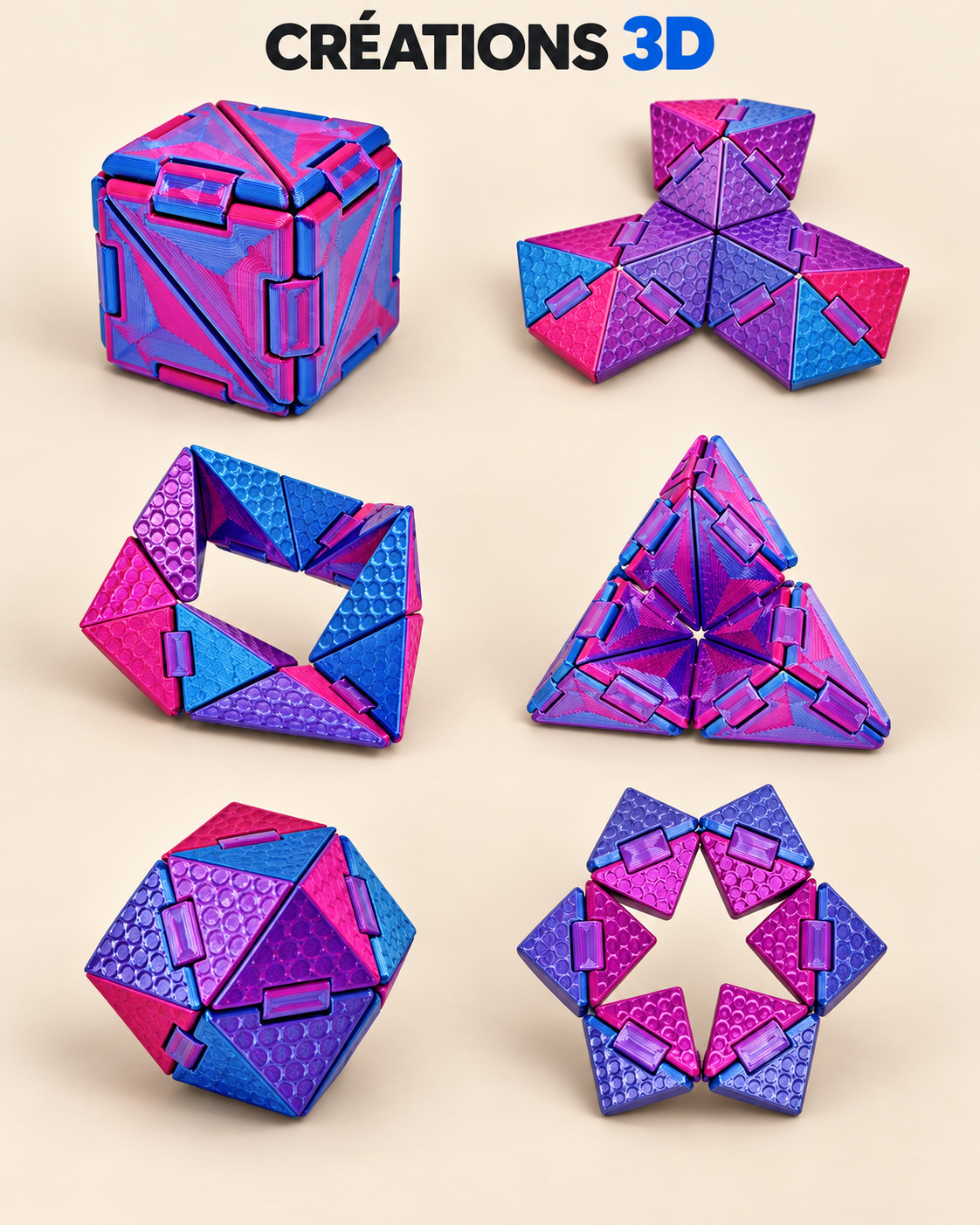 Triangle articulé transformable